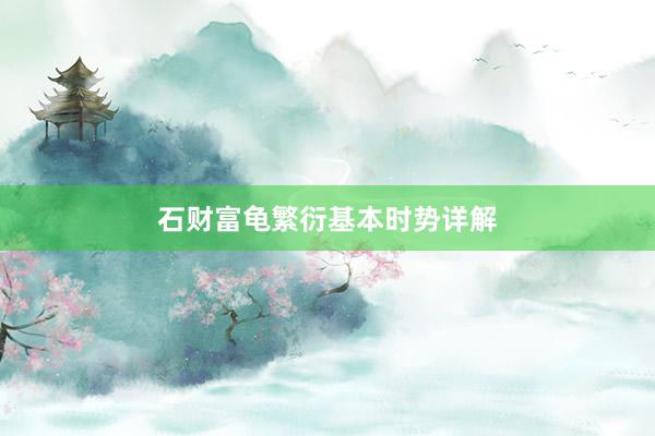 石财富龟繁衍基本时势详解
